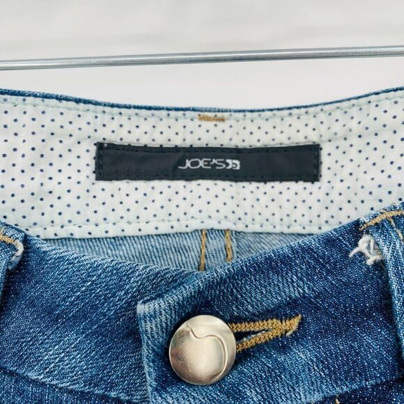 Joe's Jeans Size 26 Medium Wash Honey Crop Straight Leg Jeans Mid Rise - Picture 5 of 9